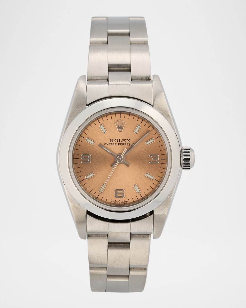 Rolex Stainless Steel Oyster Perpetual 24mm Vintage 1998 Watch